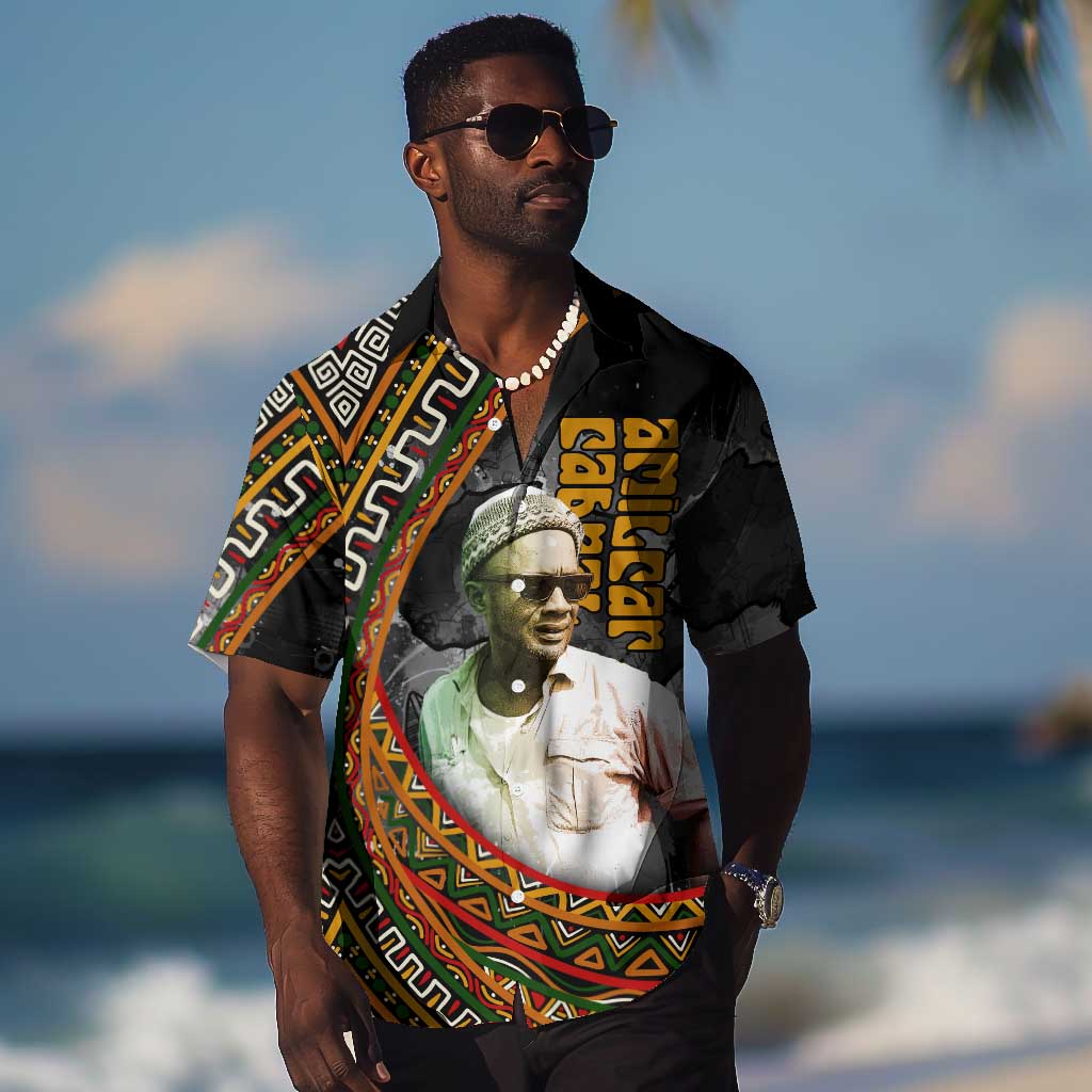 Amilcar Cabral Hawaiian Shirt African Map with Chains Freedom Theme Revolutionary Liberation Tribute - Wonder Print Shop