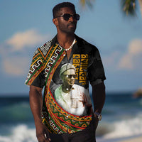 Amilcar Cabral Hawaiian Shirt African Map with Chains Freedom Theme Revolutionary Liberation Tribute - Wonder Print Shop