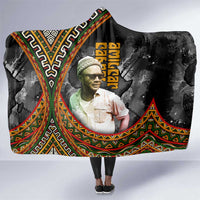 Amilcar Cabral Hooded Blanket African Map with Chains Freedom Theme Revolutionary Liberation Tribute - Wonder Print Shop