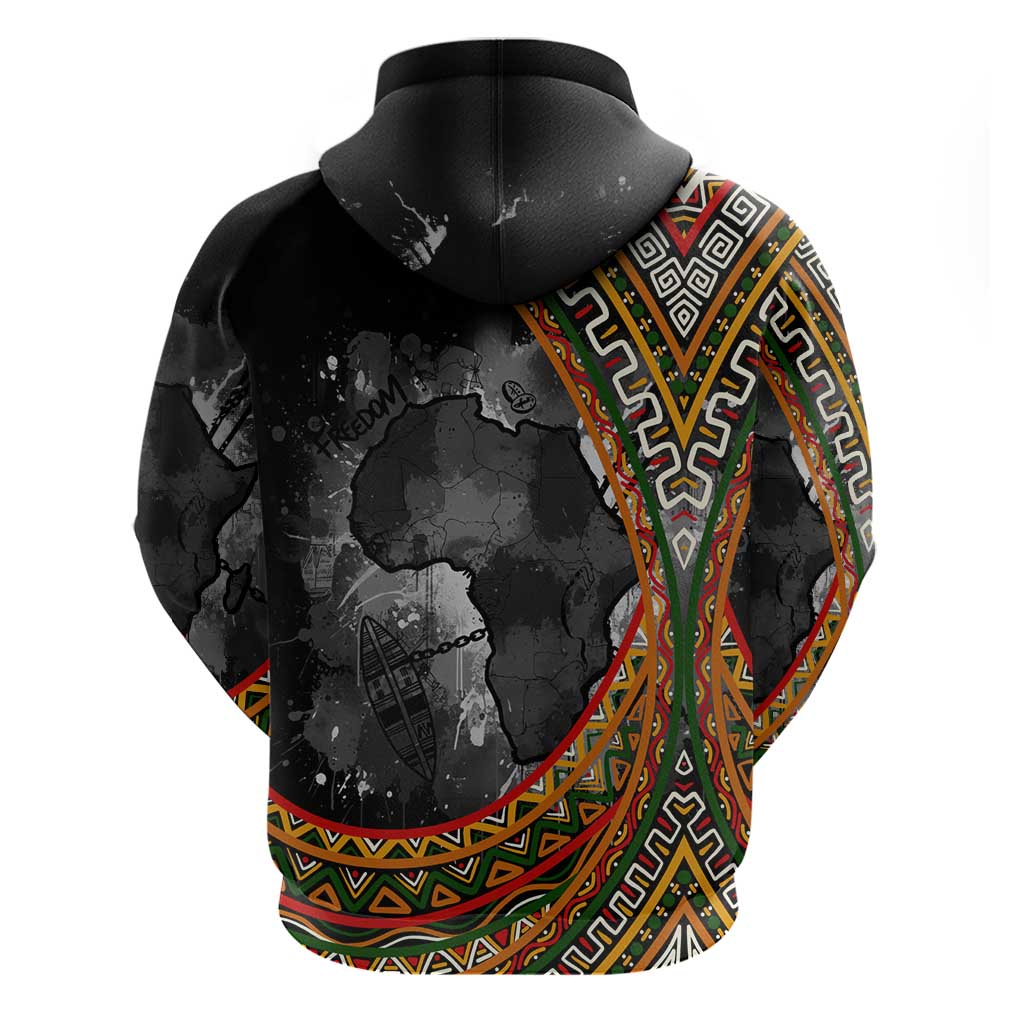 Amilcar Cabral Hoodie African Map with Chains Freedom Theme Revolutionary Liberation Tribute - Wonder Print Shop