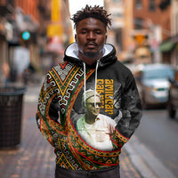 Amilcar Cabral Hoodie African Map with Chains Freedom Theme Revolutionary Liberation Tribute - Wonder Print Shop