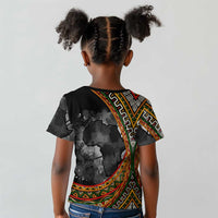 Amilcar Cabral Kid T shirt African Map with Chains Freedom Theme Revolutionary Liberation Tribute - Wonder Print Shop