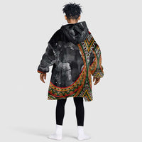 Amilcar Cabral Kid Wearable Blanket Hoodie African Map with Chains Freedom Theme Revolutionary Liberation Tribute - Wonder Print Shop