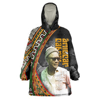 Amilcar Cabral Kid Wearable Blanket Hoodie African Map with Chains Freedom Theme Revolutionary Liberation Tribute - Wonder Print Shop