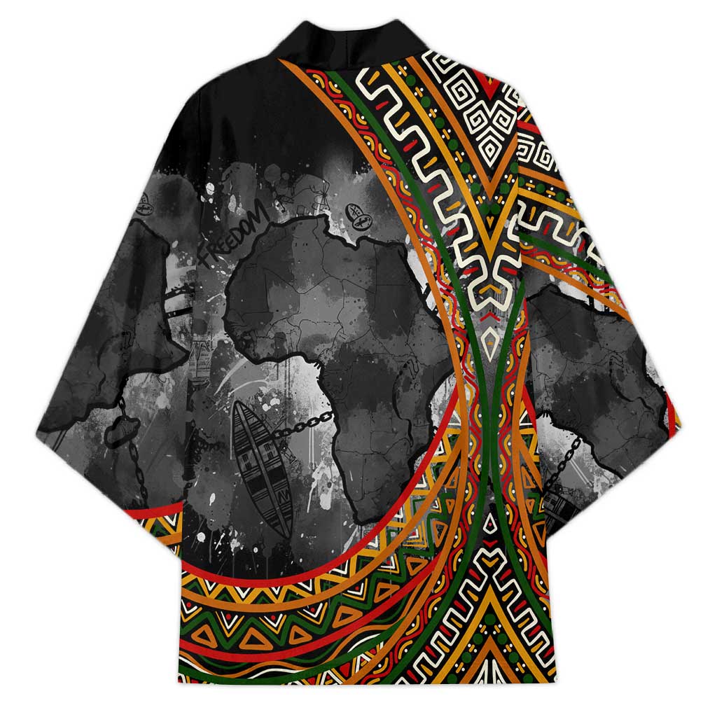 Amilcar Cabral Kimono African Map with Chains Freedom Theme Revolutionary Liberation Tribute - Wonder Print Shop