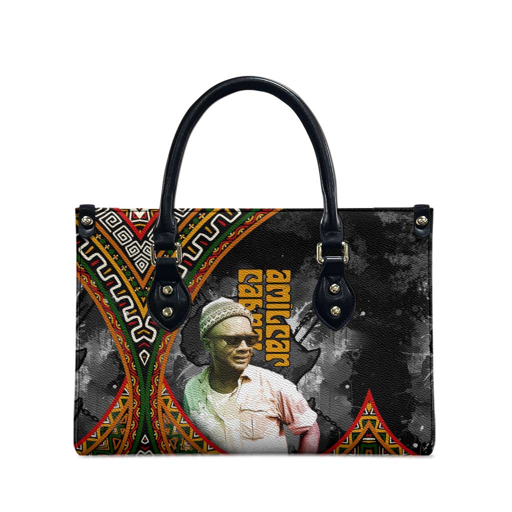 Amilcar Cabral Leather Bag African Map with Chains Freedom Theme Revolutionary Liberation Tribute - Wonder Print Shop