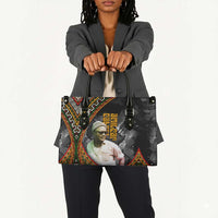 Amilcar Cabral Leather Bag African Map with Chains Freedom Theme Revolutionary Liberation Tribute - Wonder Print Shop