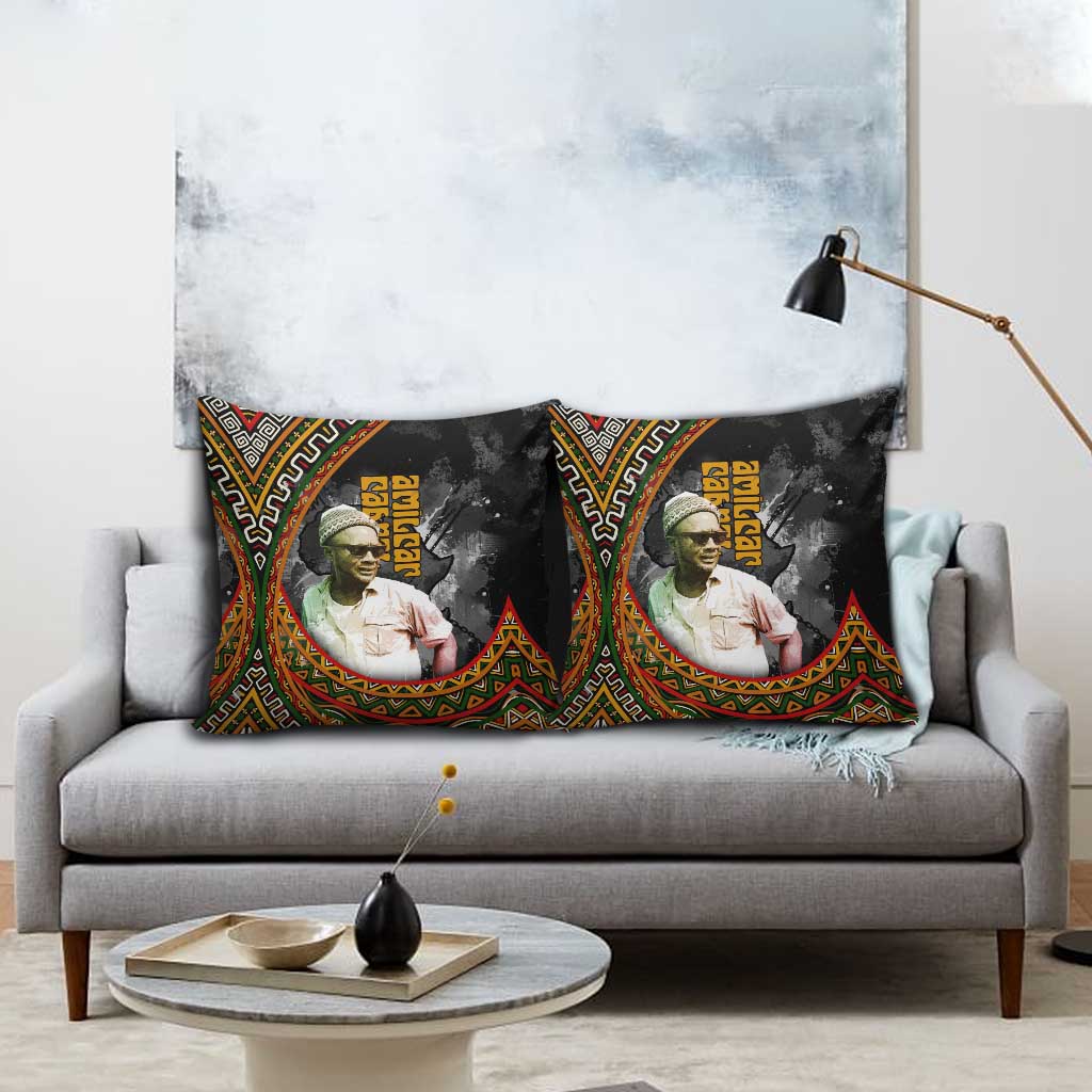 Amilcar Cabral Pillow Cover African Map with Chains Freedom Theme Revolutionary Liberation Tribute - Wonder Print Shop