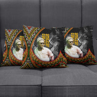 Amilcar Cabral Pillow Cover African Map with Chains Freedom Theme Revolutionary Liberation Tribute - Wonder Print Shop