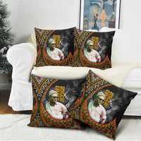 Amilcar Cabral Pillow Cover African Map with Chains Freedom Theme Revolutionary Liberation Tribute - Wonder Print Shop