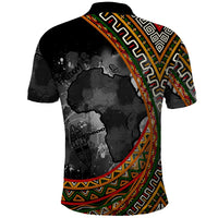 Amilcar Cabral Polo Shirt African Map with Chains Freedom Theme Revolutionary Liberation Tribute - Wonder Print Shop