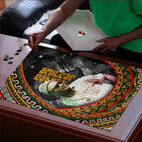 Amilcar Cabral Puzzle African Map with Chains Freedom Theme Revolutionary Liberation Tribute - Wonder Print Shop