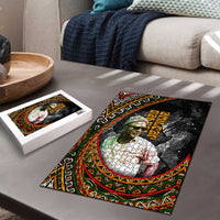 Amilcar Cabral Puzzle African Map with Chains Freedom Theme Revolutionary Liberation Tribute - Wonder Print Shop