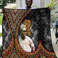Amilcar Cabral Quilt African Map with Chains Freedom Theme Revolutionary Liberation Tribute - Wonder Print Shop