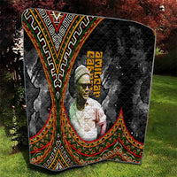 Amilcar Cabral Quilt African Map with Chains Freedom Theme Revolutionary Liberation Tribute - Wonder Print Shop