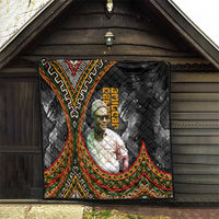 Amilcar Cabral Quilt African Map with Chains Freedom Theme Revolutionary Liberation Tribute - Wonder Print Shop