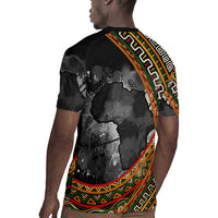 Amilcar Cabral Rugby Jersey African Map with Chains Freedom Theme Revolutionary Liberation Tribute - Wonder Print Shop