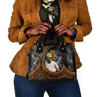 Amilcar Cabral Shoulder Handbag African Map with Chains Freedom Theme Revolutionary Liberation Tribute - Wonder Print Shop