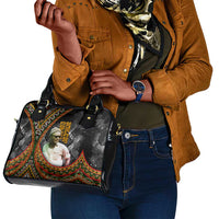 Amilcar Cabral Shoulder Handbag African Map with Chains Freedom Theme Revolutionary Liberation Tribute - Wonder Print Shop