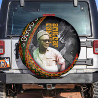 Amilcar Cabral Spare Tire Cover African Map with Chains Freedom Theme Revolutionary Liberation Tribute - Wonder Print Shop