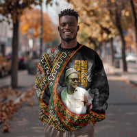 Amilcar Cabral Sweatshirt African Map with Chains Freedom Theme Revolutionary Liberation Tribute - Wonder Print Shop