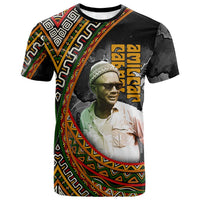 Amilcar Cabral T shirt African Map with Chains Freedom Theme Revolutionary Liberation Tribute - Wonder Print Shop