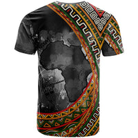 Amilcar Cabral T shirt African Map with Chains Freedom Theme Revolutionary Liberation Tribute - Wonder Print Shop