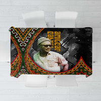 Amilcar Cabral Tablecloth African Map with Chains Freedom Theme Revolutionary Liberation Tribute - Wonder Print Shop