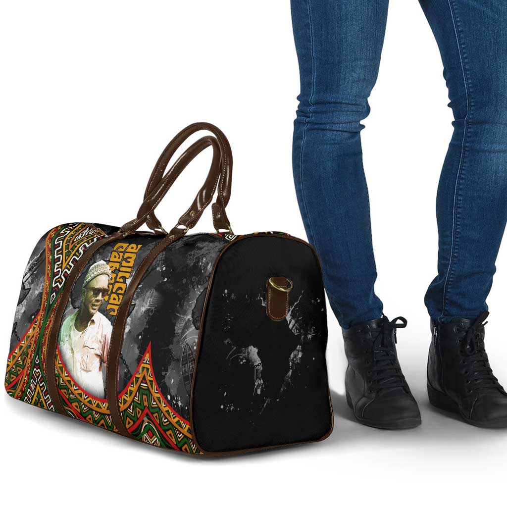 Amilcar Cabral Travel Bag African Map with Chains Freedom Theme Revolutionary Liberation Tribute - Wonder Print Shop
