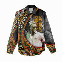 Amilcar Cabral Women Casual Shirt African Map with Chains Freedom Theme Revolutionary Liberation Tribute - Wonder Print Shop