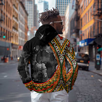 Amilcar Cabral Zip Hoodie African Map with Chains Freedom Theme Revolutionary Liberation Tribute - Wonder Print Shop