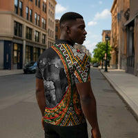 Amilcar Cabral Zipper Polo Shirt African Map with Chains Freedom Theme Revolutionary Liberation Tribute - Wonder Print Shop