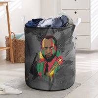 Samora Machel Laundry Basket Mozambique Liberation Graffiti Style Viva FRELIMO African Revolutionary - Wonder Print Shop