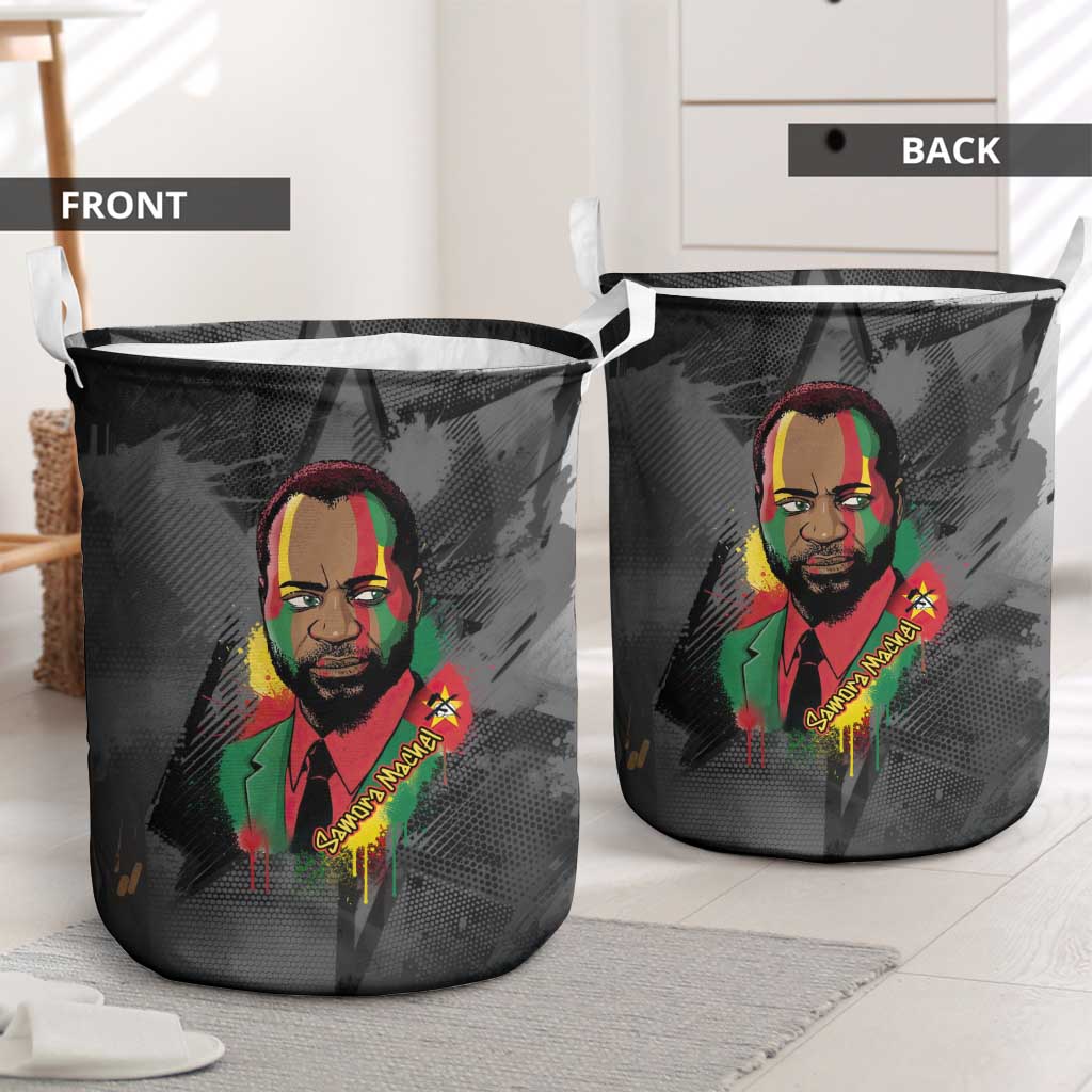 Samora Machel Laundry Basket Mozambique Liberation Graffiti Style Viva FRELIMO African Revolutionary - Wonder Print Shop
