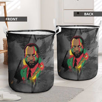 Samora Machel Laundry Basket Mozambique Liberation Graffiti Style Viva FRELIMO African Revolutionary - Wonder Print Shop