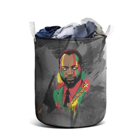 Samora Machel Laundry Basket Mozambique Liberation Graffiti Style Viva FRELIMO African Revolutionary - Wonder Print Shop