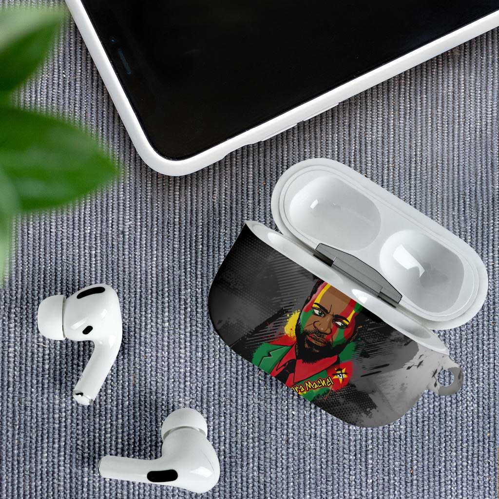 Samora Machel AirPods Case Mozambique Liberation Graffiti Style Viva FRELIMO African Revolutionary - Wonder Print Shop
