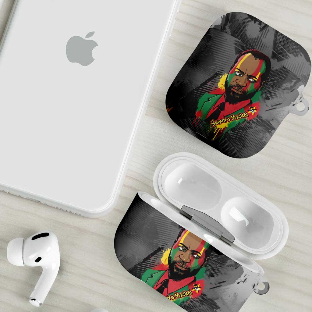 Samora Machel AirPods Case Mozambique Liberation Graffiti Style Viva FRELIMO African Revolutionary - Wonder Print Shop
