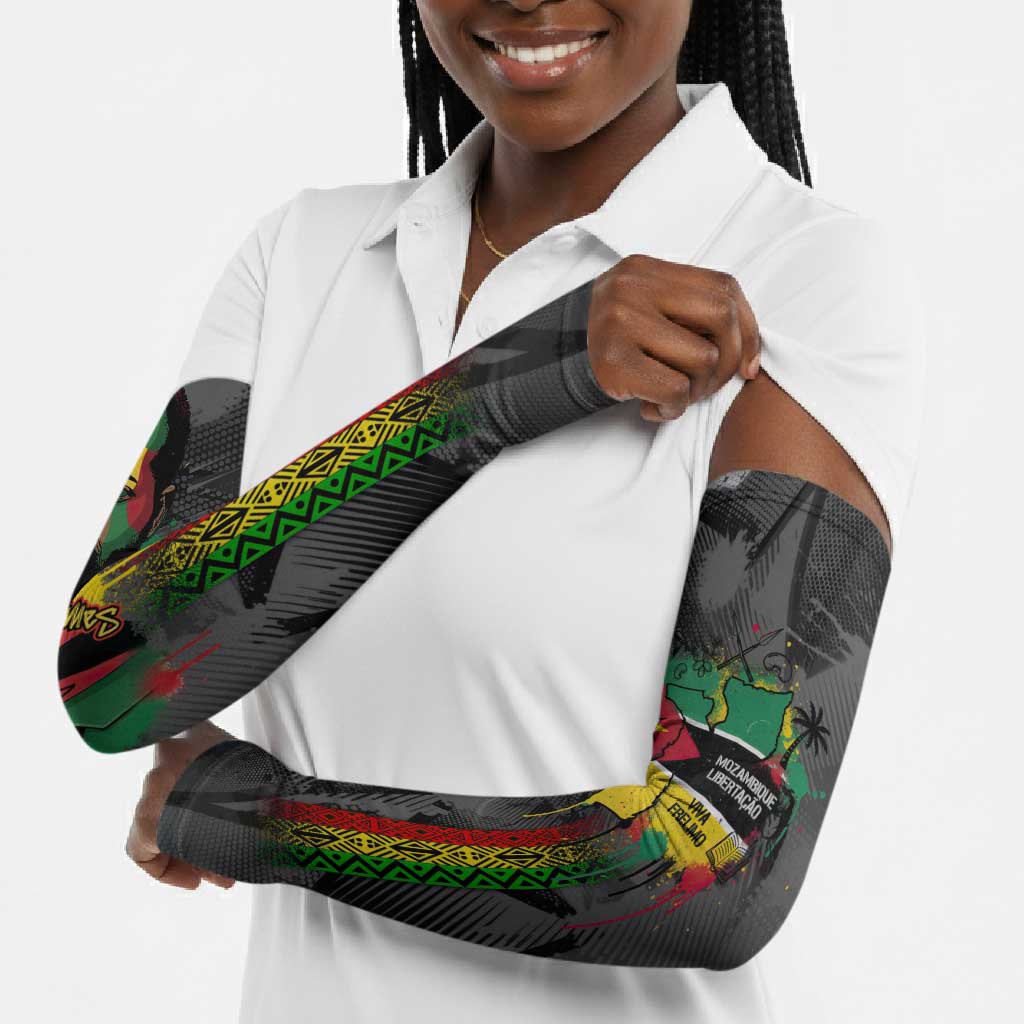Samora Machel Arm Sleeves Mozambique Liberation Graffiti Style Viva FRELIMO African Revolutionary - Wonder Print Shop