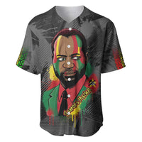 Samora Machel Baseball Jersey Mozambique Liberation Graffiti Style Viva FRELIMO African Revolutionary - Wonder Print Shop