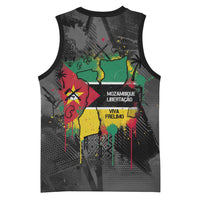 Samora Machel Basketball Jersey Mozambique Liberation Graffiti Style Viva FRELIMO African Revolutionary - Wonder Print Shop