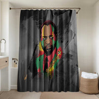 Samora Machel Bathroom Set Mozambique Liberation Graffiti Style Viva FRELIMO African Revolutionary - Wonder Print Shop