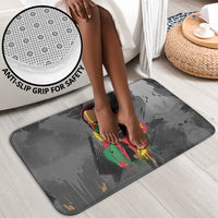 Samora Machel Bathroom Set Mozambique Liberation Graffiti Style Viva FRELIMO African Revolutionary - Wonder Print Shop