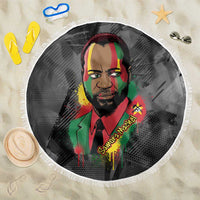 Samora Machel Beach Blanket Mozambique Liberation Graffiti Style Viva FRELIMO African Revolutionary - Wonder Print Shop