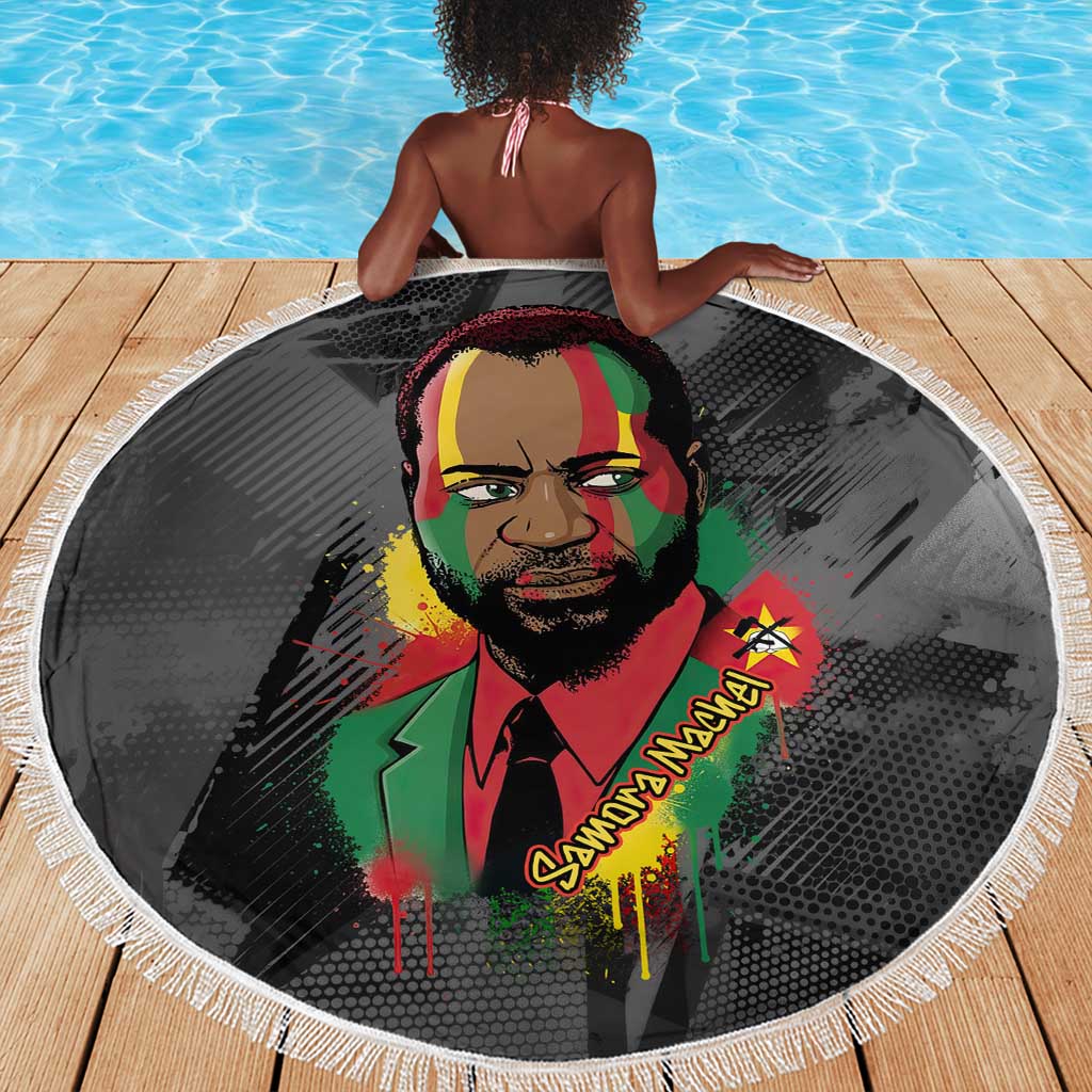 Samora Machel Beach Blanket Mozambique Liberation Graffiti Style Viva FRELIMO African Revolutionary - Wonder Print Shop