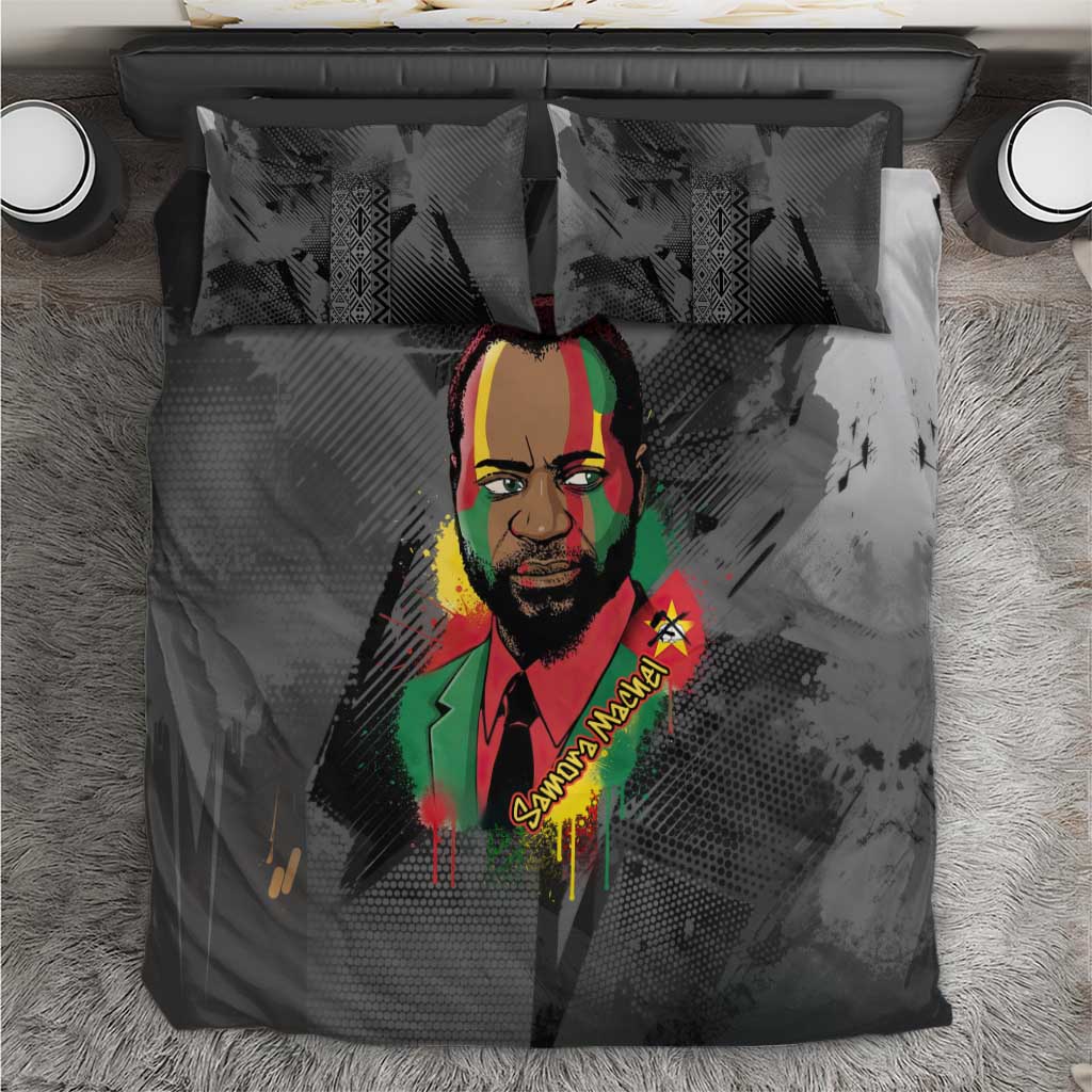 Samora Machel Bedding Set Mozambique Liberation Graffiti Style Viva FRELIMO African Revolutionary - Wonder Print Shop