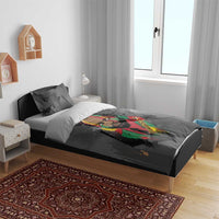 Samora Machel Bedding Set Mozambique Liberation Graffiti Style Viva FRELIMO African Revolutionary - Wonder Print Shop