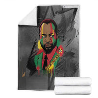 Samora Machel Blanket Mozambique Liberation Graffiti Style Viva FRELIMO African Revolutionary - Wonder Print Shop
