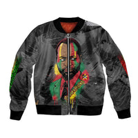 Samora Machel Bomber Jacket Mozambique Liberation Graffiti Style Viva FRELIMO African Revolutionary - Wonder Print Shop
