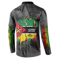 Samora Machel Button Sweatshirt Mozambique Liberation Graffiti Style Viva FRELIMO African Revolutionary